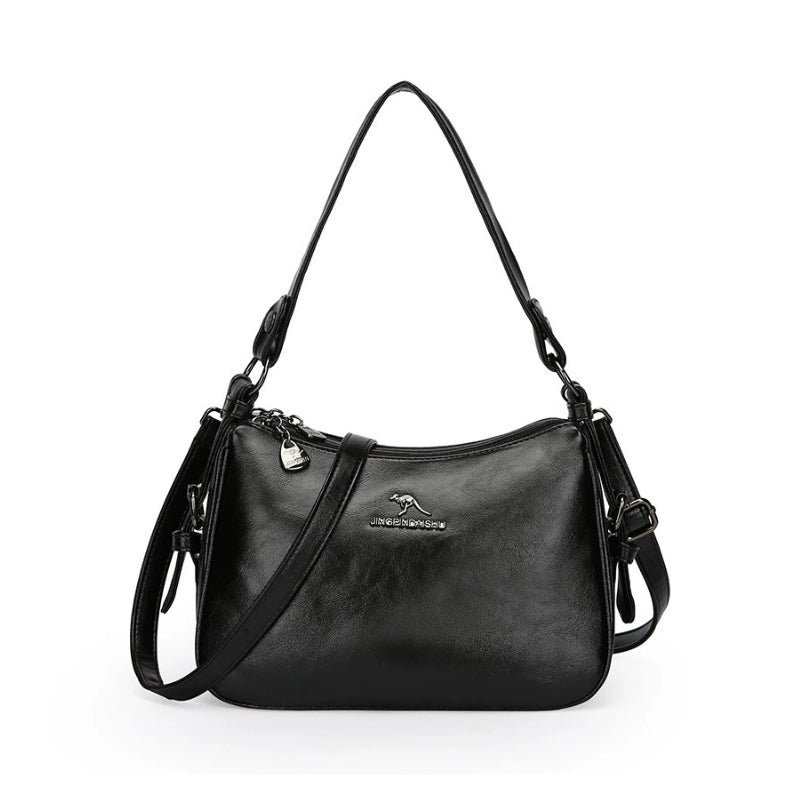 Lustrous Dual Strap Urban Shoulder Bag