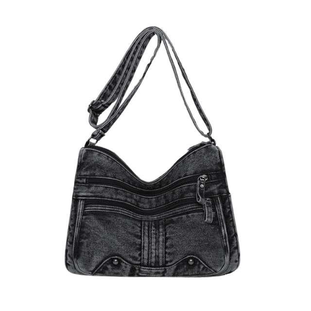 Women's Premium Denim Modern Look Shoulder Bag