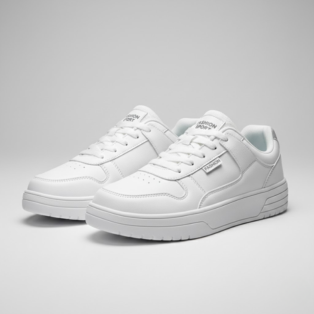 Women's Toe Solid Korean Style Sneaker