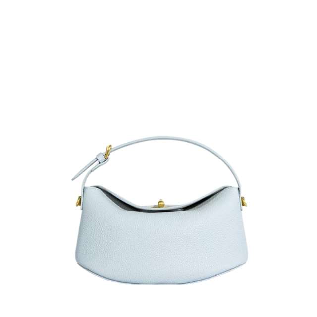 Minimalist Curve Handbag with Adjustable Strap