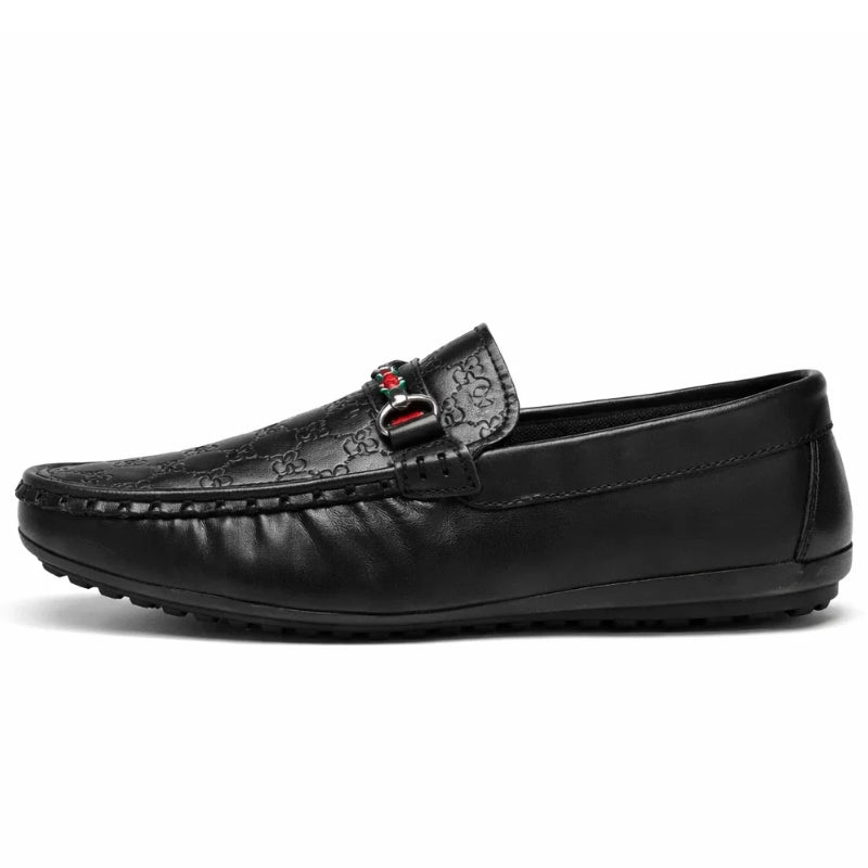 Men's Monogram Motif Dress Loafers