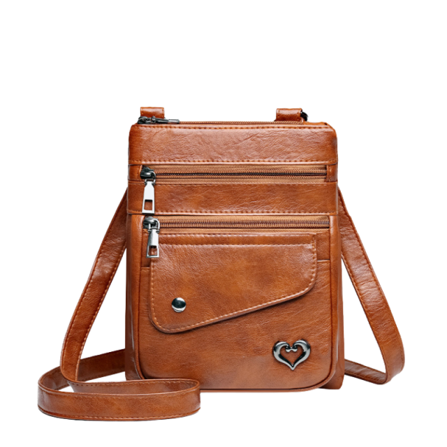 Heart Charm Mini Crossbody Bag