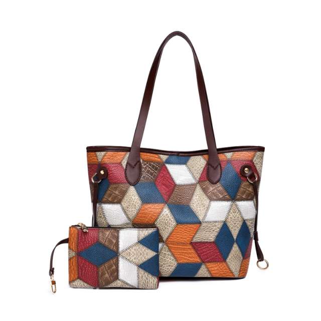 Spleva Chic Splice Large Capacity Shoulder Bag