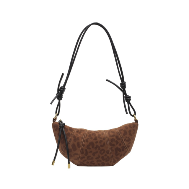 Croissant Chic Crossbody Bag