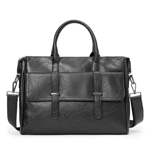 Premium leather finish professional look Laptop Bag