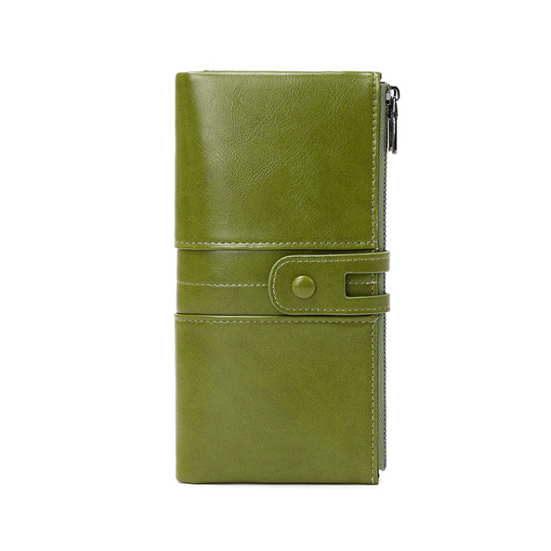 Sage Slimline Clutch RFID Wallet
