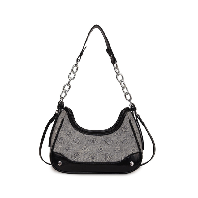 Midnight Crescent Shoulder Bag