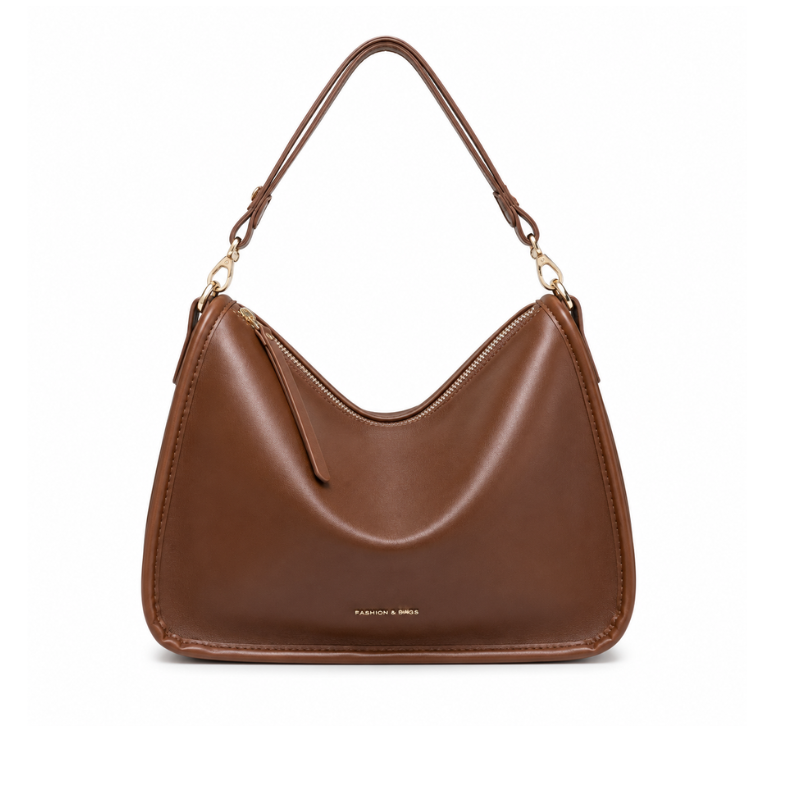 Brown Retro Underarm Shoulder Bag
