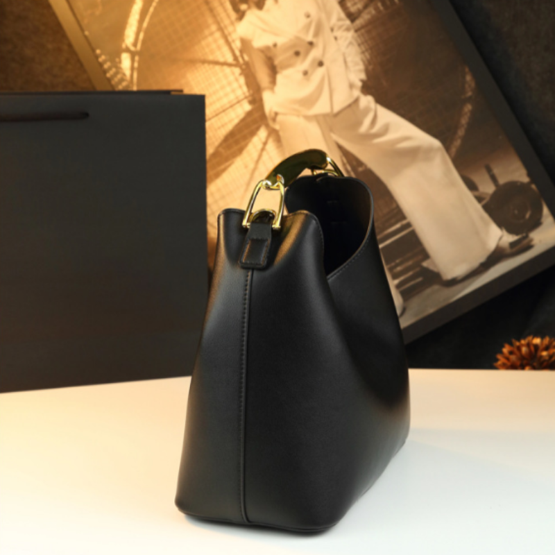 Metal Handle Handbag