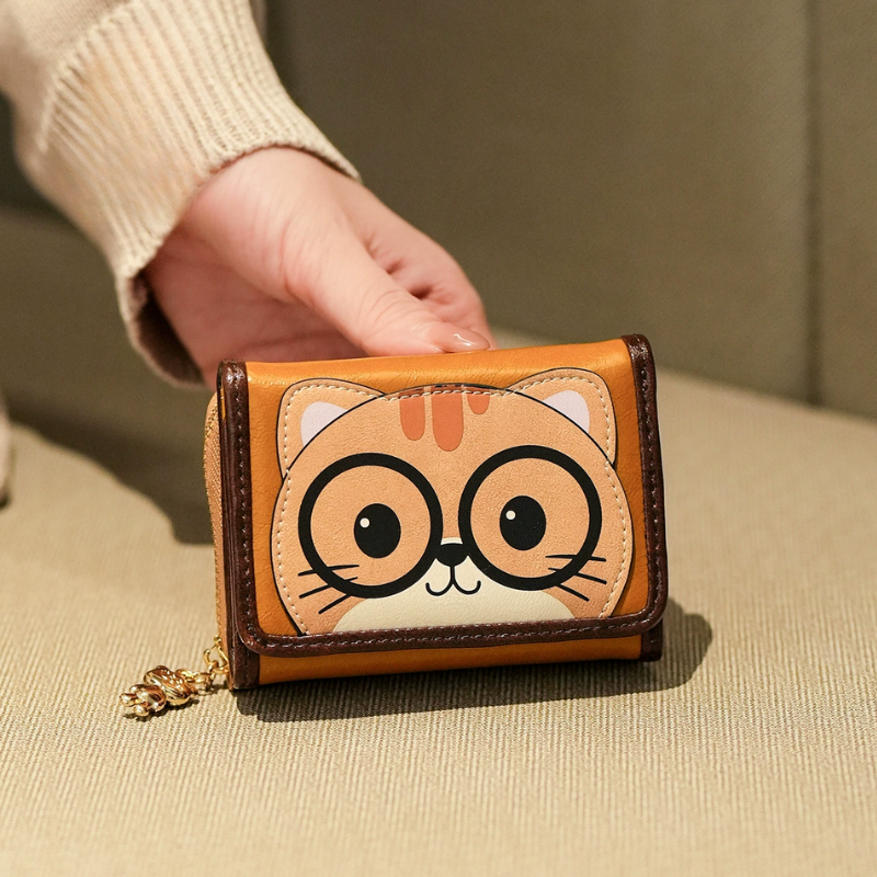 Cute Cat Print Women’s Wallet