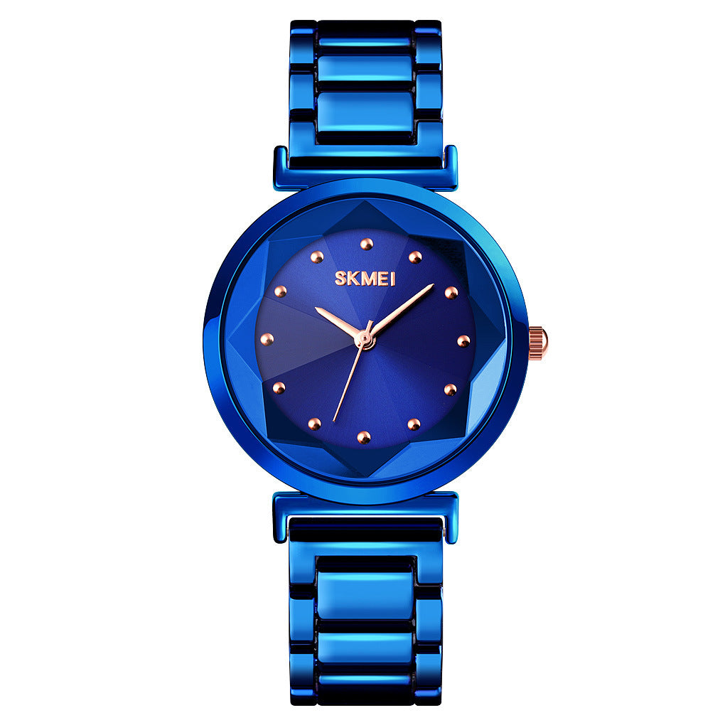 Elegant Magnetic Buckle Steel Strap Women's Watch