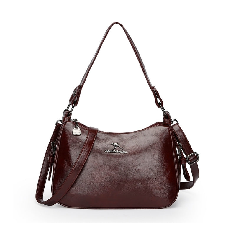 Lustrous Dual Strap Urban Shoulder Bag