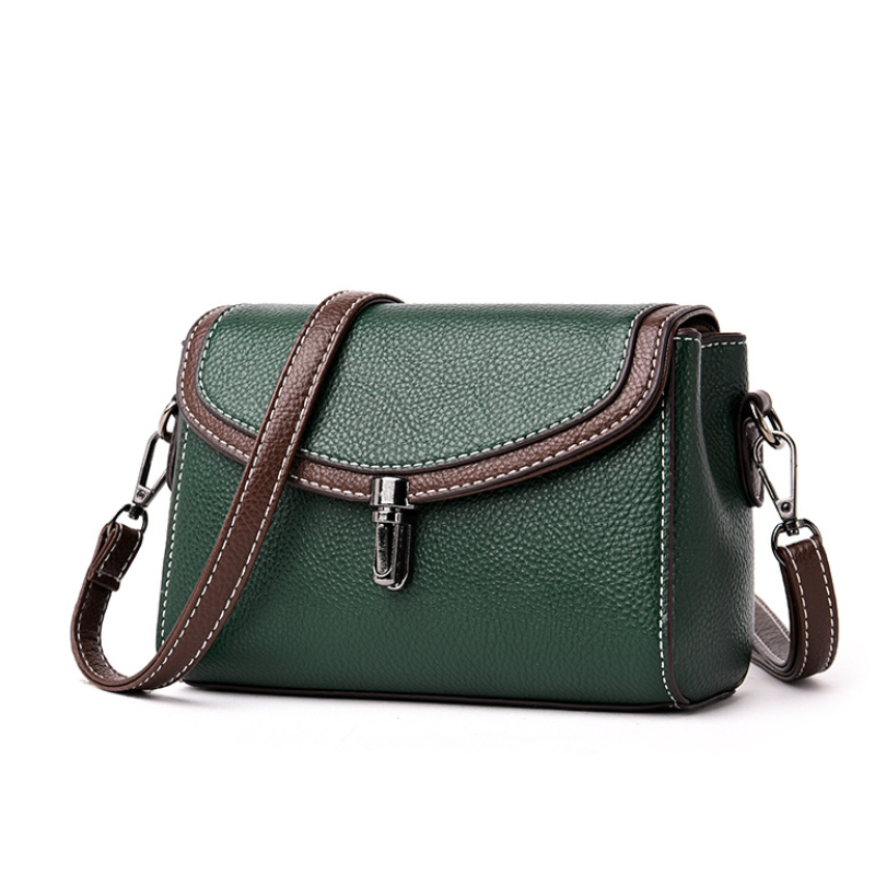 Verona Emerald Leather Crossbody Bag