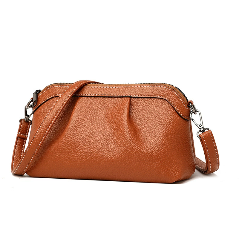 Soft Pebble Leather Mini Shoulder Bag