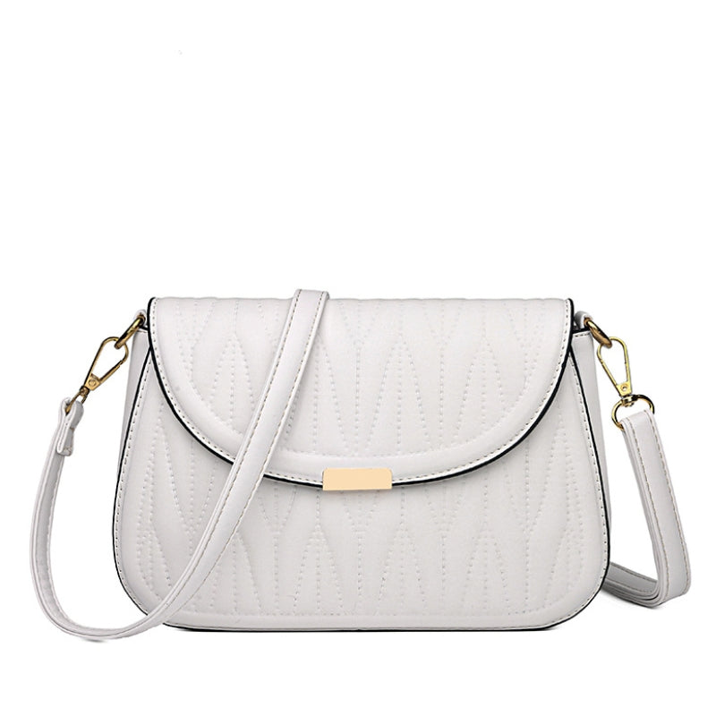Sculpted Silhouette Crossbody Bag
