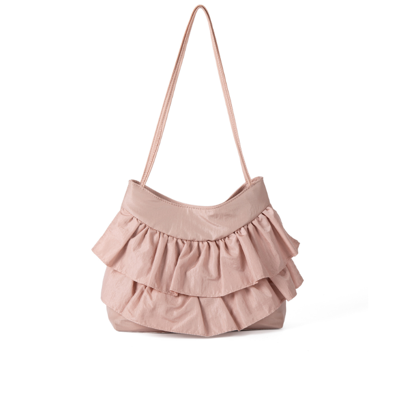 Luna Ruffle Shoulder Bag