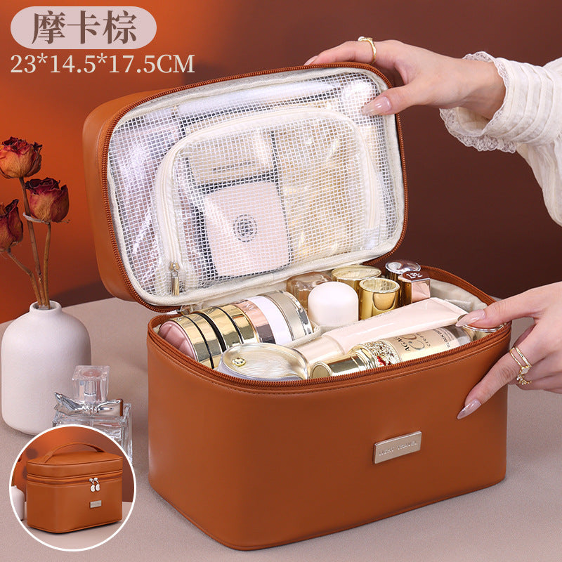 Leatherette Beauty Cosmetic Bag
