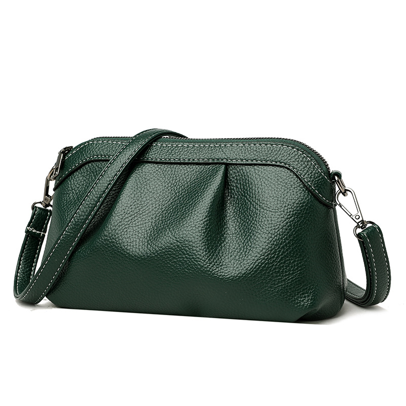 Soft Pebble Leather Mini Shoulder Bag