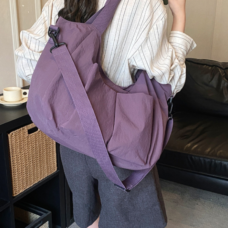 Multi Pocket Casual Shoulder Bag
