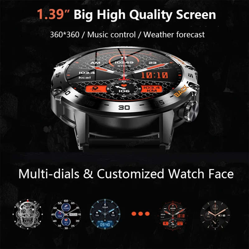 Outdoor Pro Bluetooth Smart Watch with Health Tracking