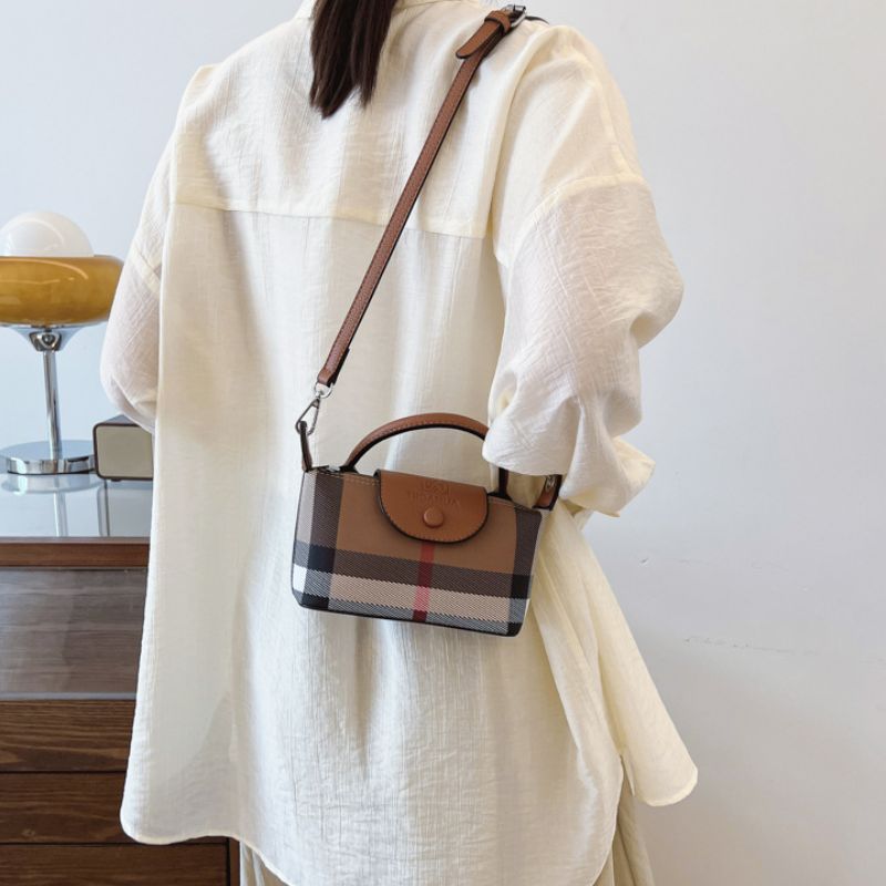 Classic Plaid Mini Handbag