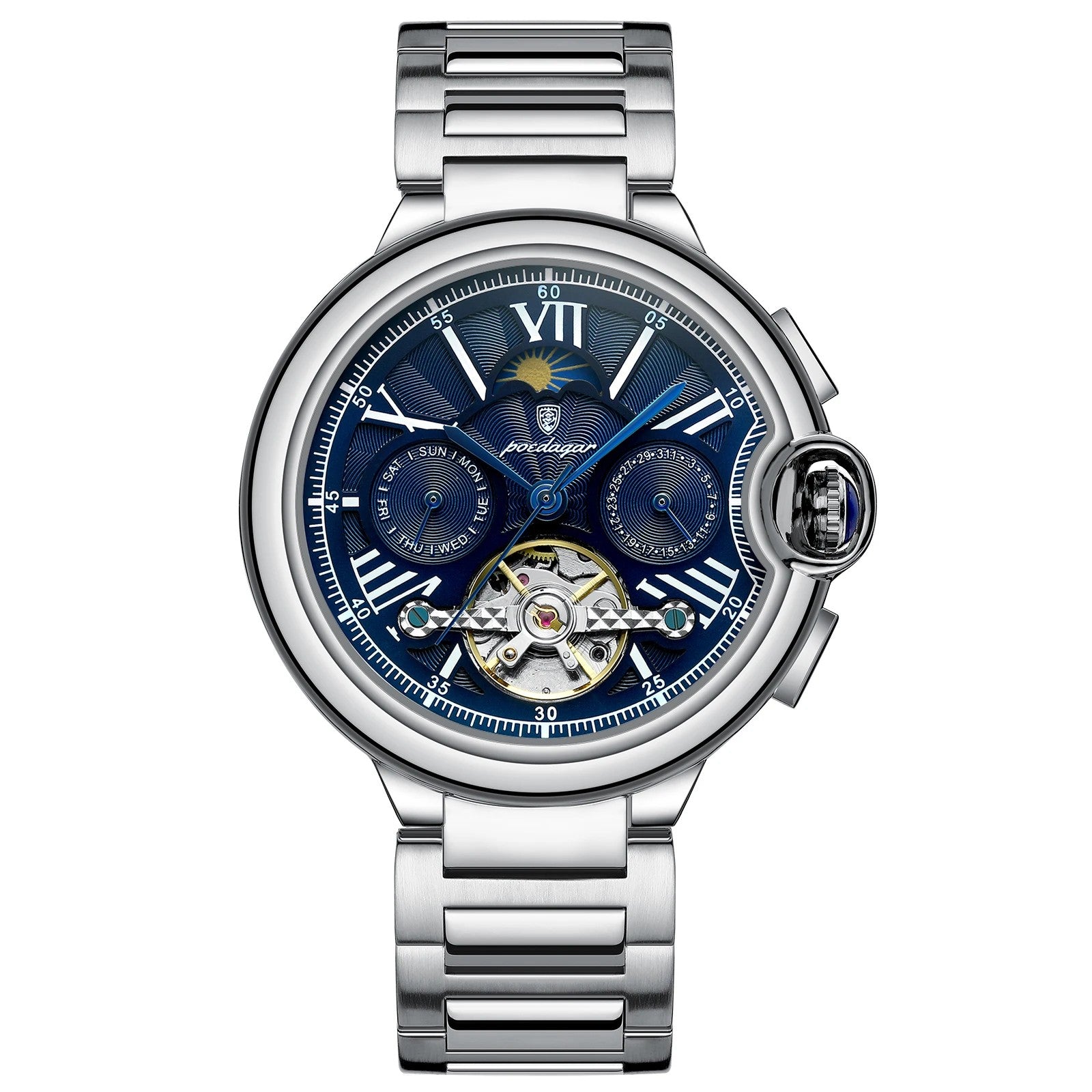 Titan Edge Men’s Mechanical Multifunction Watch
