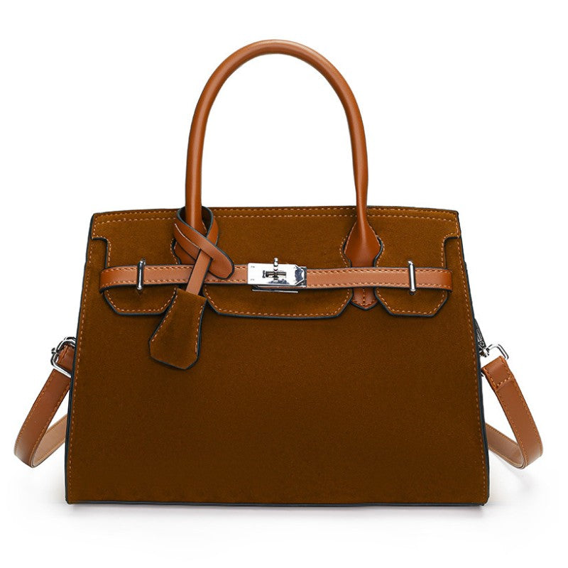 Women’s Suede Platinum Handbag