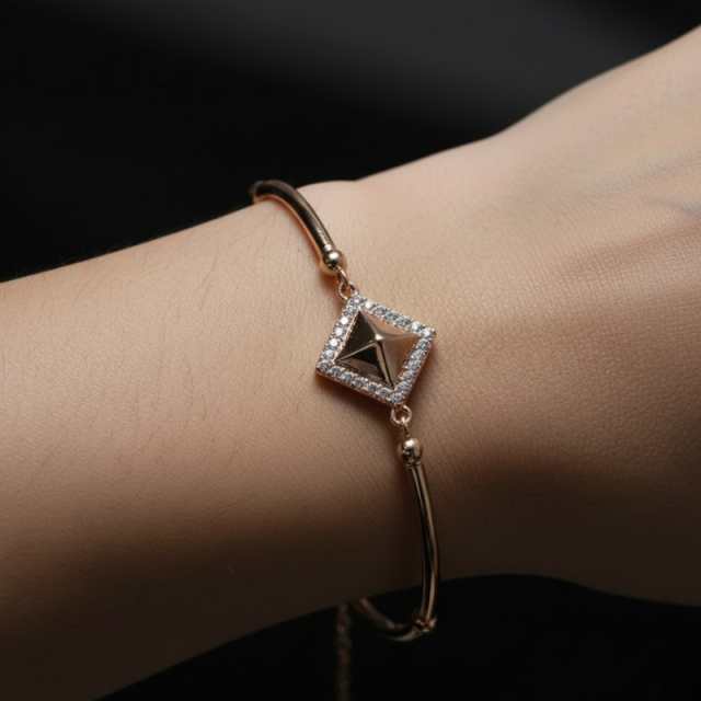 Geometric Rhombus Bracelet