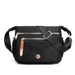 Autumn Nylon Multi-Pocket Water-Repellent Crossbody