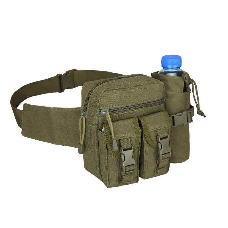 Men's Waterproof Sports Waist Bag with Bottle Holder