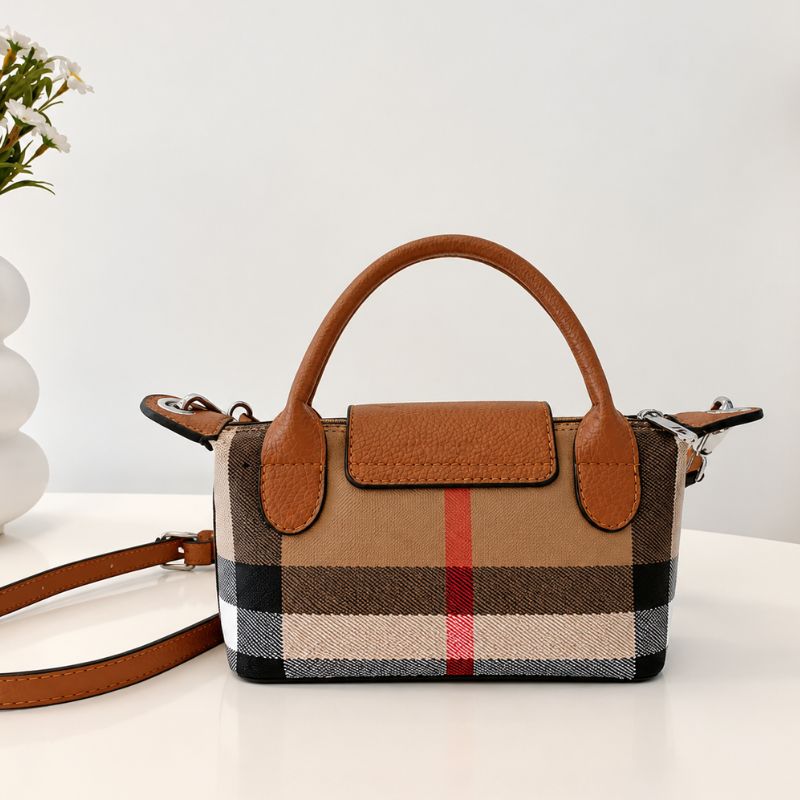 Classic Plaid Mini Handbag