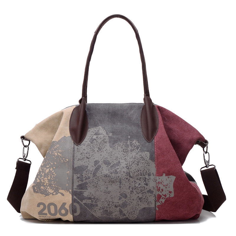 Korean Style Canvas Shoulder Bag