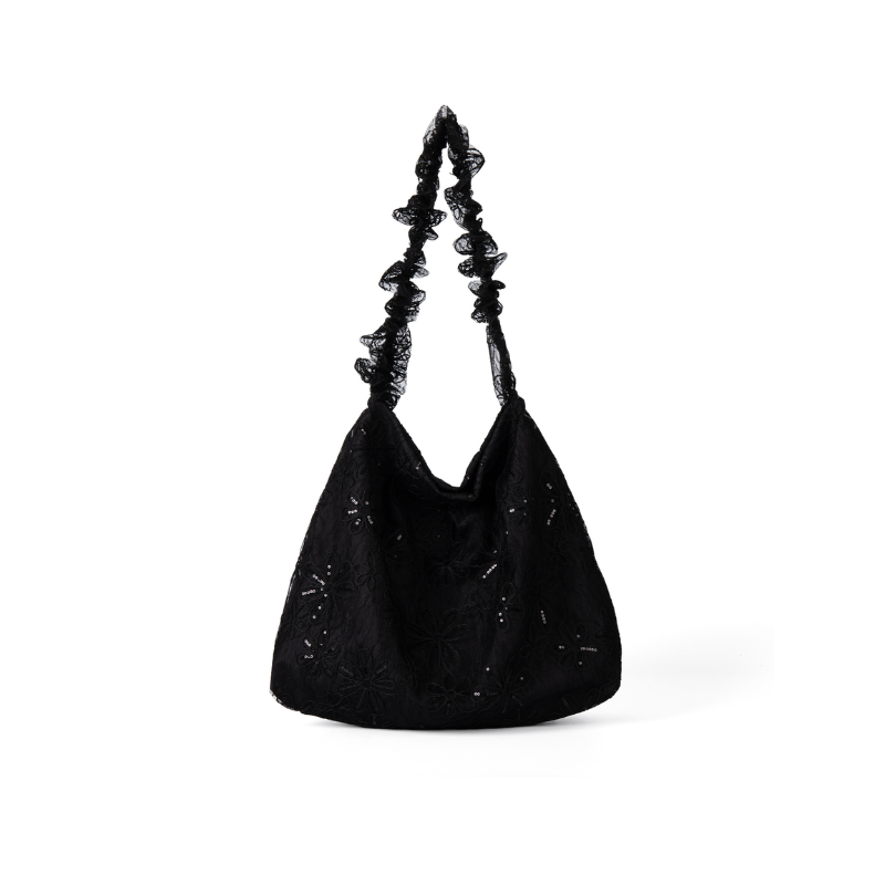Lace Bloom Shoulder Bag