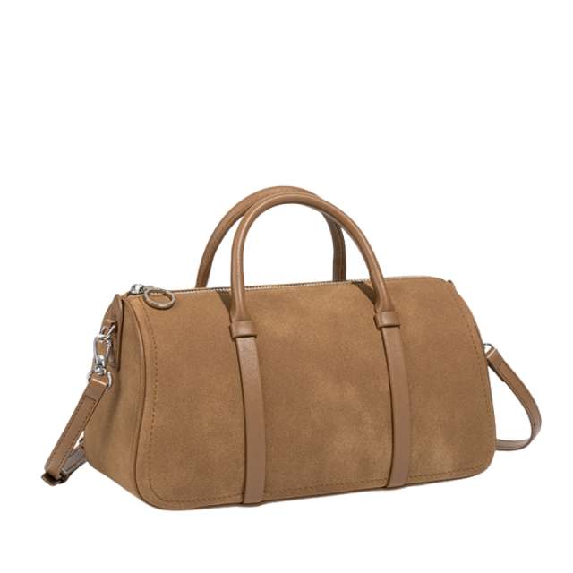 Dragon Inlaid Suede Women's Handbag