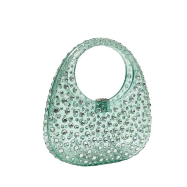 Elegant Rhinestone Clutch Handbag