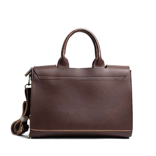 Crazy Vintage Leather Look Business Laptop Bag