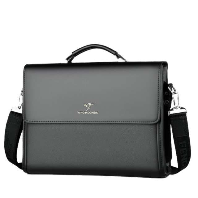 Luxury Executive Leather Look Briefcase Laptop Bag