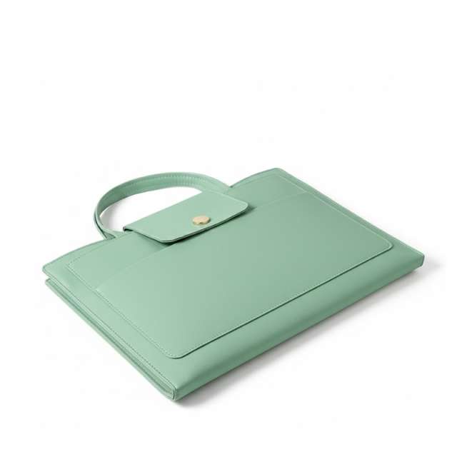 Thickened Waterproof Leather Briefcase Laptop Bag