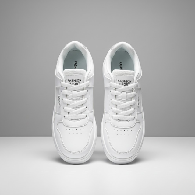 Women's Toe Solid Korean Style Sneaker