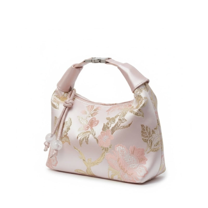 Pleated Silhouette Soft Touch Handbag