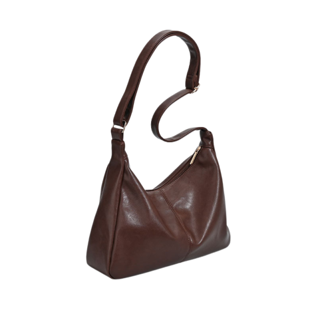 Cocoa Curve Shoulder Bag