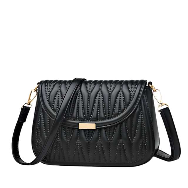 Sculpted Silhouette Crossbody Bag