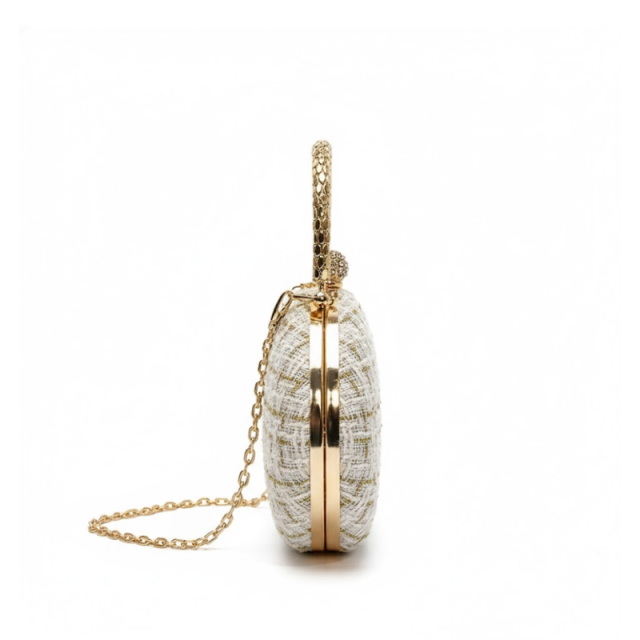 Imperial Tweed Clutch Bag