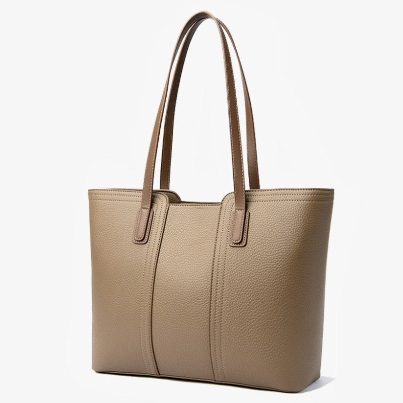 Women's High End Chic Structured Textured Shoulder Bag