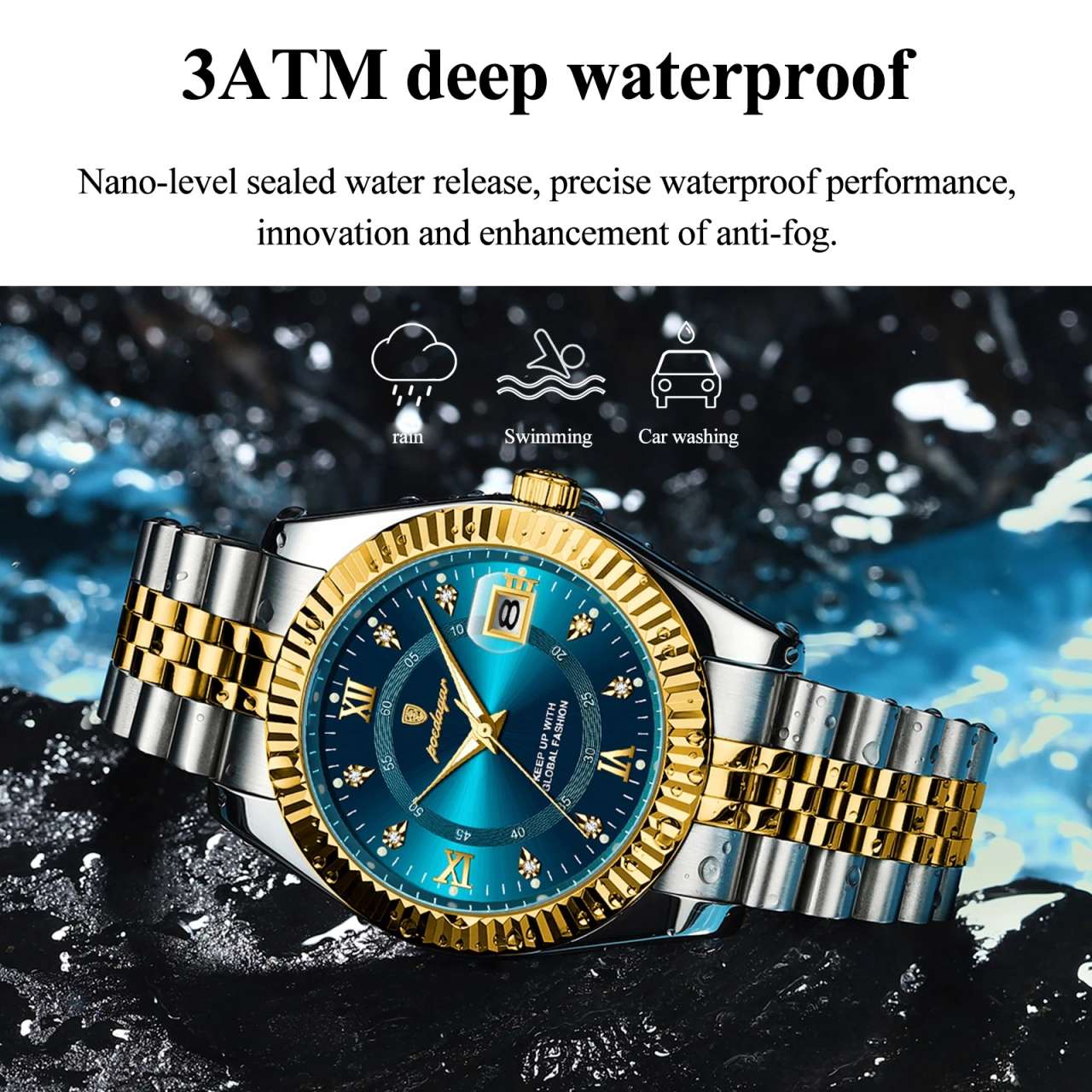 Executive Luxe Men's Quartz Watch
