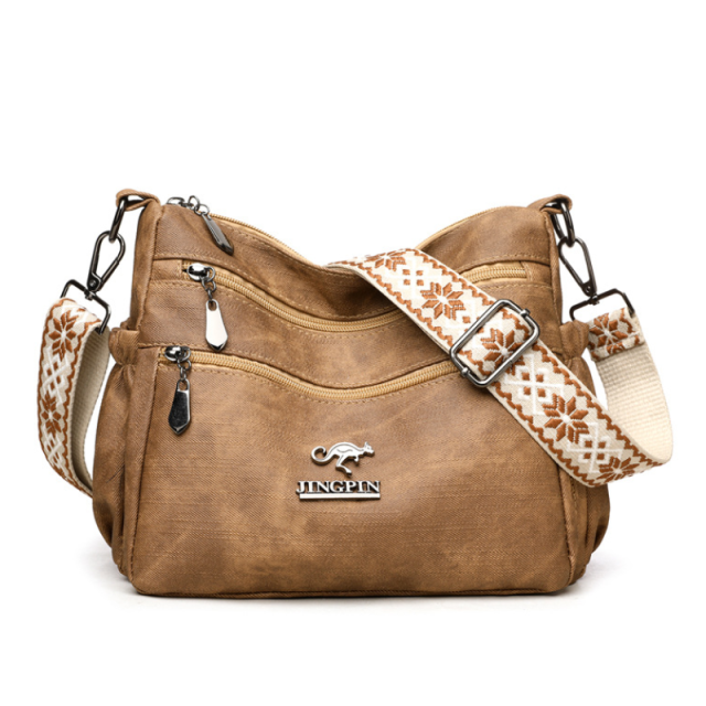 Large Capacity Soft Leather Texture Shoulder Bag