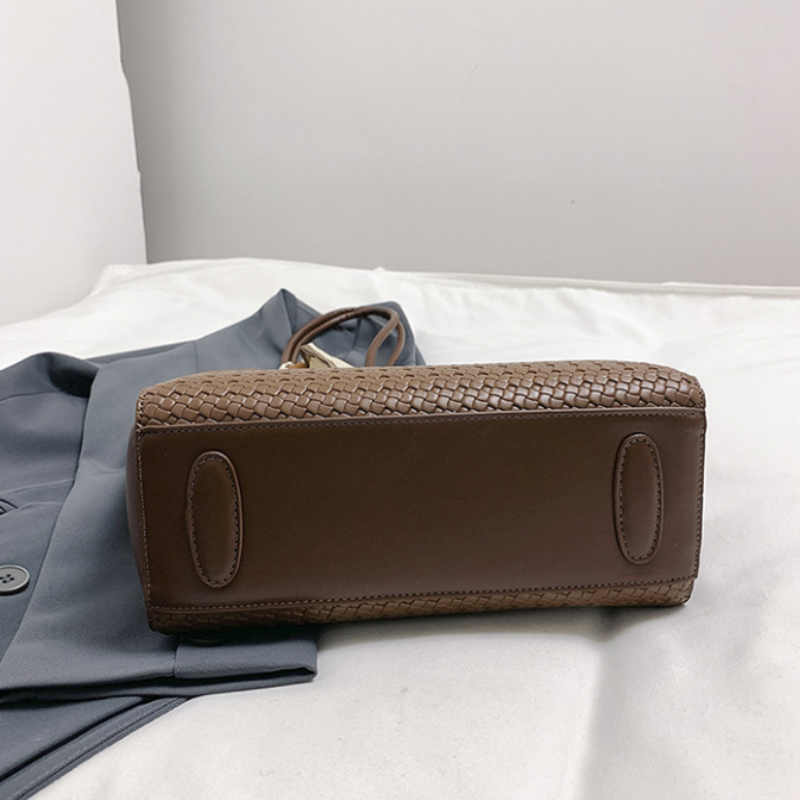 Aurelia Cross-Weave Large Capacity Tote Bag
