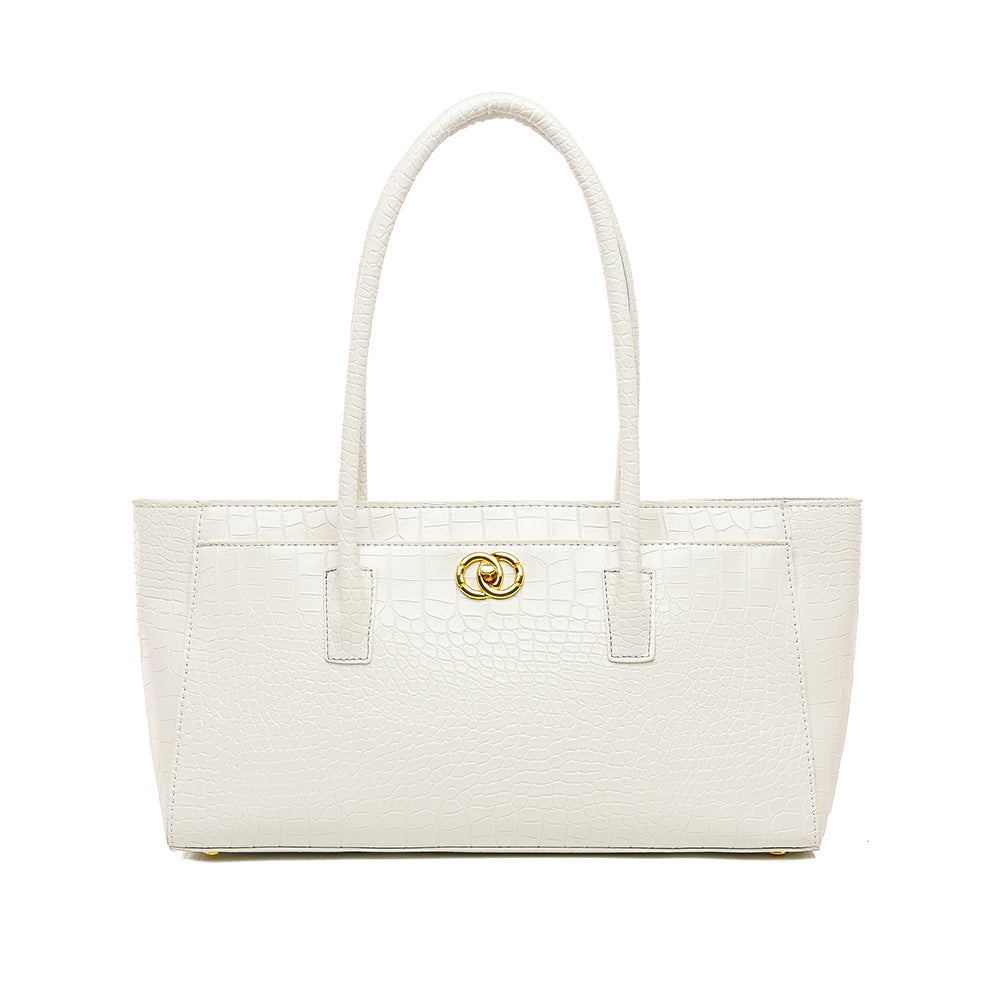 Elegant Crocodile Texture Women’s Tote Bag