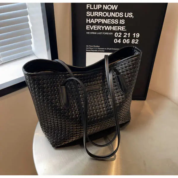 Large Capacity Woven Tote Bag