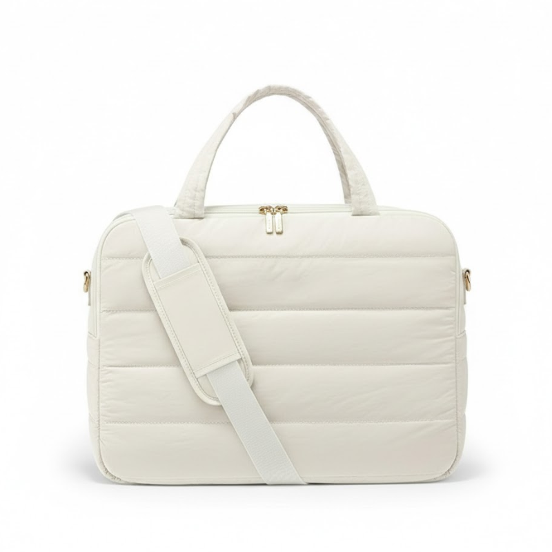 Puffy Quilted Laptop Bag